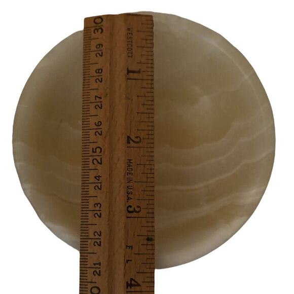 Baby Satyrs Rare Bronze and Alabaster Art Deco Bowl from Denmark - Picture 10 of 11